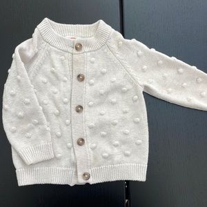 Bubble knit cardigan